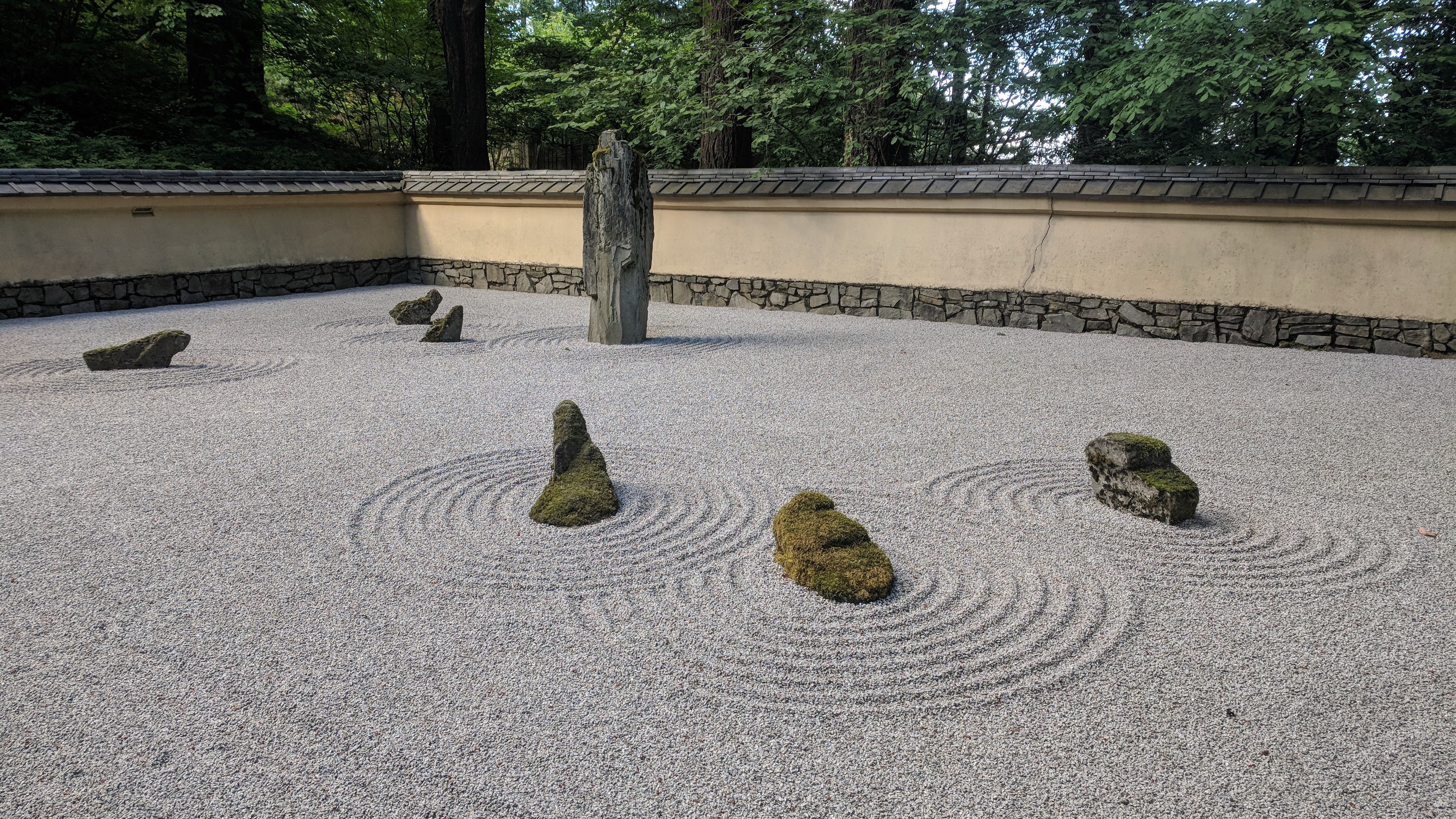 The Sand and Stone Garden at the Portland Japanese Garden